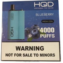 HQD BOX 4000 PUFFS Blueberry H4F6D84 HQD Vape Price Australia