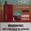 HQD BOX 4000 PUFFS Chocolate Mint H4F6D111 HQD Vape Australia