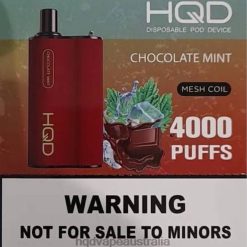HQD BOX 4000 PUFFS Chocolate Mint H4F6D111 HQD Vape Australia