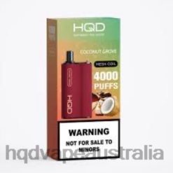 HQD BOX 4000 PUFFS Coconut Grove H4F6D73 HQD Vape Wholesale Australia