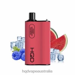 HQD BOX 4000 PUFFS Frozen Watermelon Raspberry H4F6D91 HQD Vape Australia