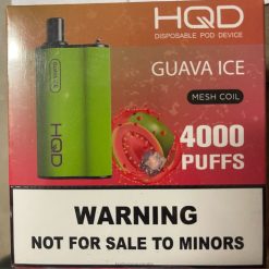 HQD BOX 4000 PUFFS Guava Ice H4F6D109 HQD Vape Price