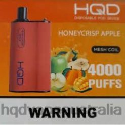 HQD BOX 4000 PUFFS Honeycrisp Apple H4F6D115 HQD Vape Australia Cheap