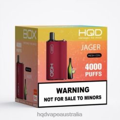 HQD BOX 4000 PUFFS Jager H4F6D113 HQD Vape Wholesale Australia