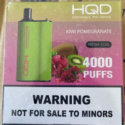 HQD BOX 4000 PUFFS Kiwi Pomegranate H4F6D99 HQD Vape Price