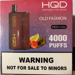 HQD BOX 4000 PUFFS Old Fashion H4F6D104 HQD Vape Price Australia