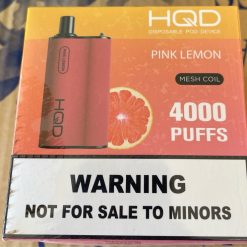 HQD BOX 4000 PUFFS Pink Lemon H4F6D75 HQD Vape Australia Cheap