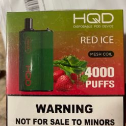HQD BOX 4000 PUFFS Red Ice H4F6D106 HQD Vape Sydney