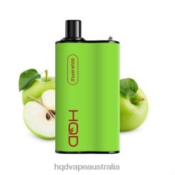 HQD BOX 4000 PUFFS Sour Apple H4F6D97 HQD Vape Nicotine