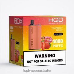 HQD BOX 4000 PUFFS Strawberry Donut H4F6D118 HQD Vape Flavours