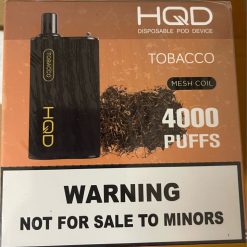 HQD BOX 4000 PUFFS Tobacco H4F6D96 HQD Vape Sydney