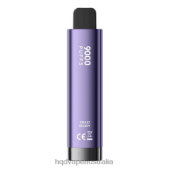 HQD CUVIE 9000 PUFFS DISPOSABLE Crazy Berry H4F6D274 HQD Vape Price Australia