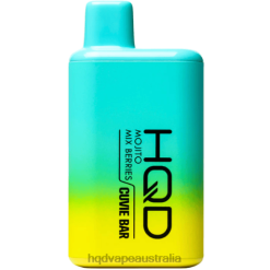 HQD CUVIE BAR DISPOSABLE Mojito Mix Berries H4F6D224 HQD Vape Price Australia