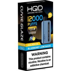 HQD CUVIE GLAZE DISPOSABLE VAPE 12000 Blueberry Lemonade H4F6D142 HQD Vapes Australia