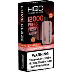 HQD CUVIE GLAZE DISPOSABLE VAPE 12000 Strawberry Watermelon H4F6D261 HQD Vape Australia