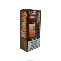 HQD CUVIE MARS DISPOSABLE Colombian Coffee Ice H4F6D158 HQD Vape Flavours