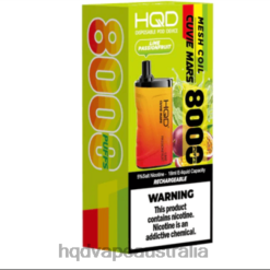 HQD CUVIE MARS DISPOSABLE Lime Passion Fruit H4F6D208 HQD Vape Flavours