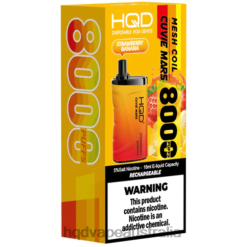 HQD CUVIE MARS DISPOSABLE Strawberry Banana H4F6D255 HQD Vape Australia Cheap