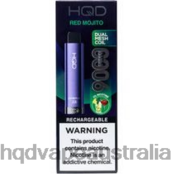 HQD CUVIE PLUS 2.0 DISPOSABLE Red Mojito H4F6D247 HQD Vape Nicotine