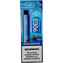 HQD CUVIE PLUS 2.0 (WINTER EDITION) Blue Razz Ice H4F6D138 HQD Vape Flavours