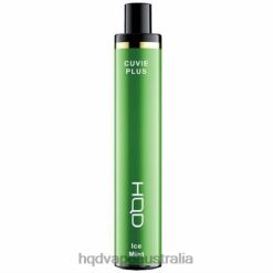 HQD CUVIE PLUS DISPOSABLE VAPE Ice Mint H4F6D202 HQD Vapes Australia
