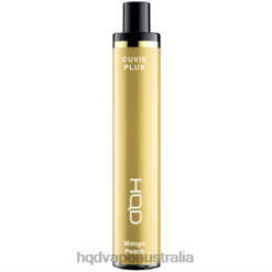 HQD CUVIE PLUS DISPOSABLE VAPE Mango Peach H4F6D217 HQD Vape Nicotine