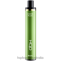 HQD CUVIE PLUS DISPOSABLE VAPE Mojito H4F6D223 HQD Vape Wholesale Australia