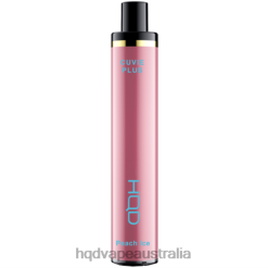 HQD CUVIE PLUS DISPOSABLE VAPE Peach Ice H4F6D230 HQD Vape Review