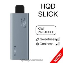 HQD CUVIE SLICK 6000 PUFFS Slick Kiwi Pineapple H4F6D23 HQD Vape Wholesale Australia