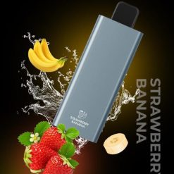 HQD CUVIE SLICK 6000 PUFFS Slick Strawberry Banana H4F6D32 HQD Vapes Australia
