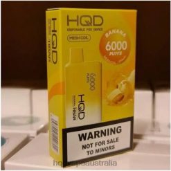 HQD HBAR 6000 PUFFS Banana H4F6D47 HQD Vape Nicotine