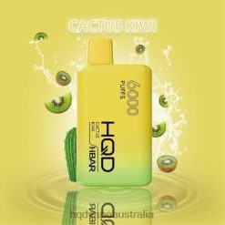 HQD HBAR 6000 PUFFS Cactus Kiwi H4F6D45 HQD Vape Australia Cheap