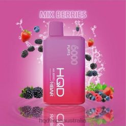 HQD HBAR 6000 PUFFS Frozen Mix Berries H4F6D50 HQD Vape Review