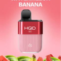 HQD HOT 5000 PUFFS Watermelon Banana H4F6D57 HQD Vape Nicotine